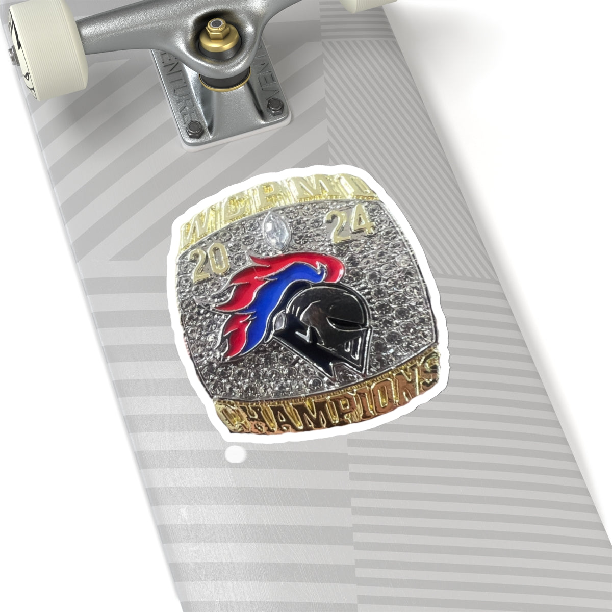 "Champs" Grit City Knights Kiss-Cut Stickers
