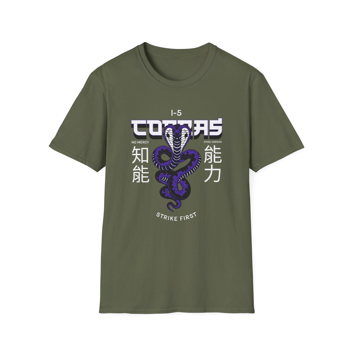 "Strike First" Cobras Softstyle T-Shirt