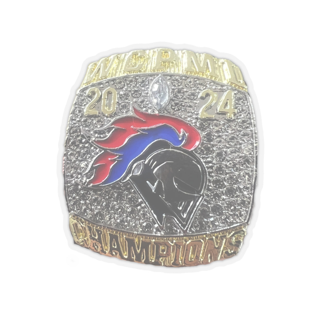 "Champs" Grit City Knights Kiss-Cut Stickers
