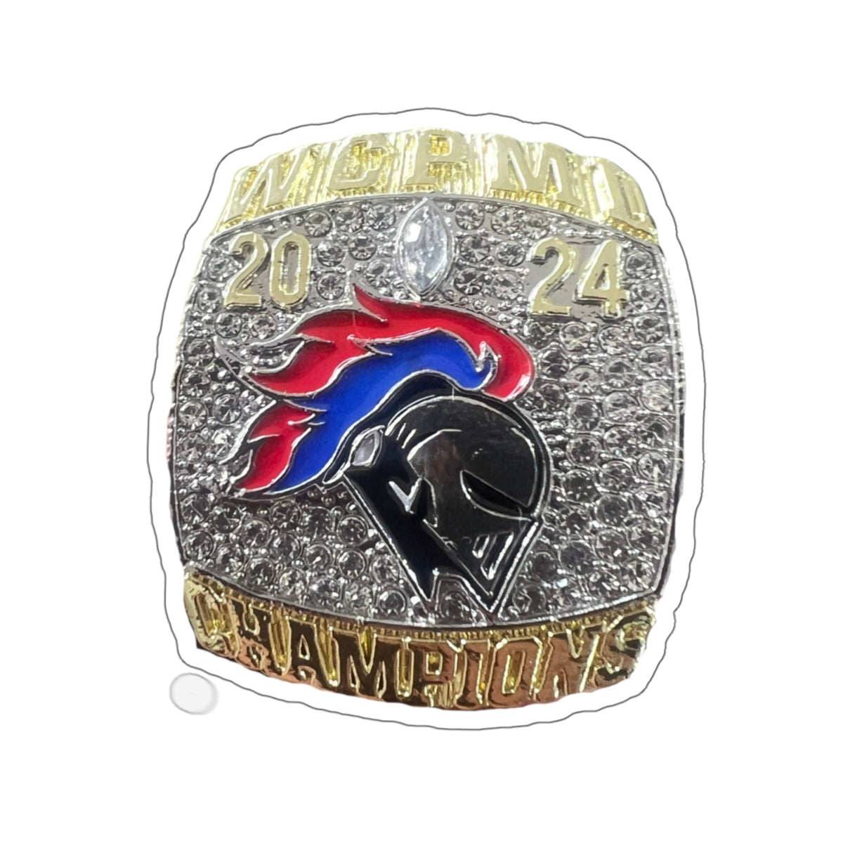 "Champs" Grit City Knights Kiss-Cut Stickers