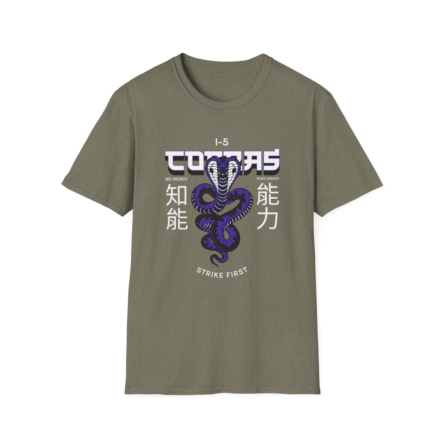 "Strike First" Cobras Softstyle T-Shirt
