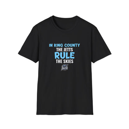 "Jetts Skies" King County Jetts T-Shirt