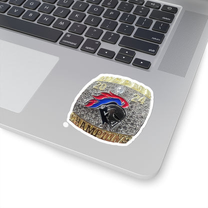 "Champs" Grit City Knights Kiss-Cut Stickers