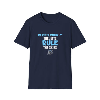 "Jetts Skies" King County Jetts T-Shirt